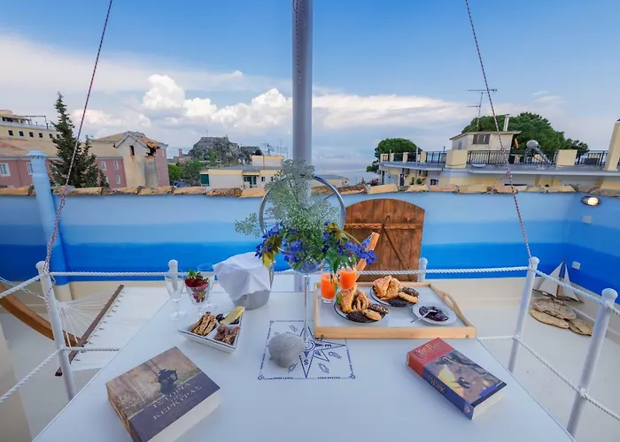 Gregos Rooftop Center W. Sea View Corfu (city)